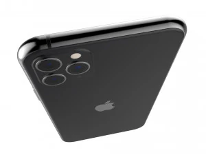 apple iphone 11 pro max space gray 3D Model