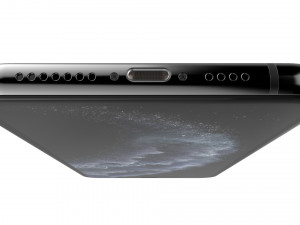 apple iphone 11 pro max space gray 3D Модель