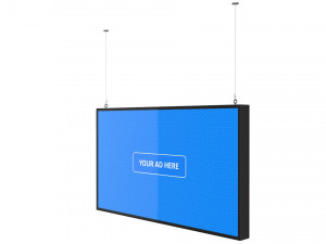 digital panel horizontal 43 inch 3D 모델