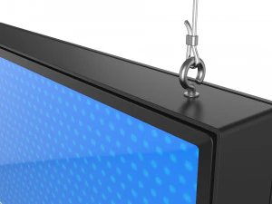 digital panel horizontal 43 inch 3D Model