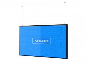 digital panel horizontal 49 inch 3D Model