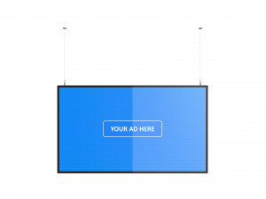 digital panel horizontal 49 inch 3D Model