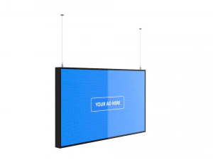 digital panel horizontal 49 inch 3D Model