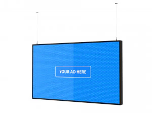 디지털 패널 가로 55인치 3D 모델