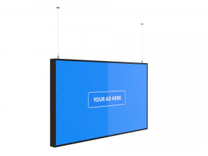 digital panel horizontal 55 inch 3D Model