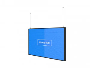digital panel horizontal 55 inch 3D Model
