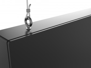 digital panel horizontal 55 inch 3D Model