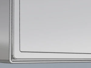 digital panel horizontal 55 inch 3D Model