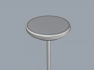 digital panel horizontal 55 inch 3D Model