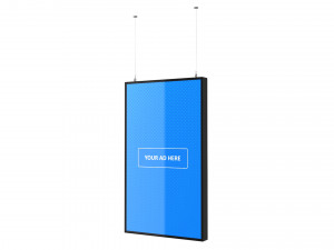 digital panel vertical 43 inch 3D Model