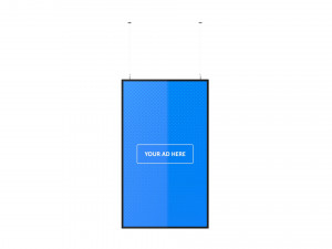 digital panel vertical 49 inch 3D Model