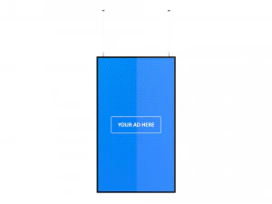 digital panel vertical 55 inch 3D Model