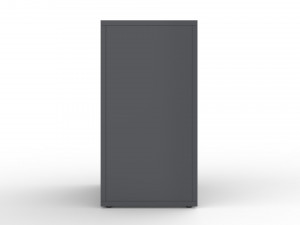 ikea alex drawer unit gray with 4 drawers Modelo 3D