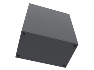 ikea alex drawer unit gray with 4 drawers Modelo 3D