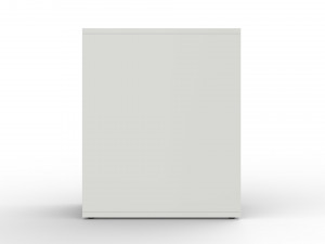 ikea alex drawer unit white with 4 drawers 3D Model