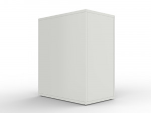 ikea alex drawer unit white with 4 drawers 3D Model