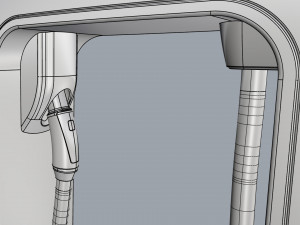 tesla electric vehicle charging station Model 3D