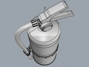fire extinguisher 3D Model