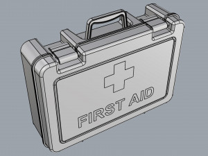 first aid kit 3D 모델