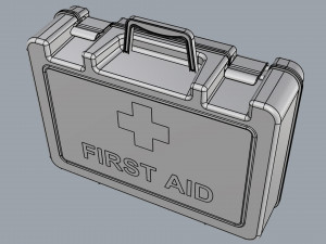 first aid kit 3D 모델