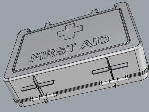 first aid kit 3D 모델