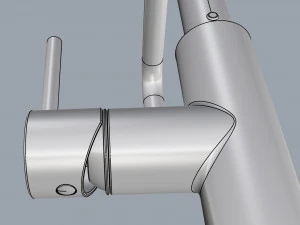 smeg tap mc18cr white 3D Model