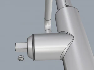 smeg tap mc18cr white 3D Model