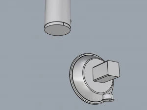 smeg tap mc18cr white 3D Model