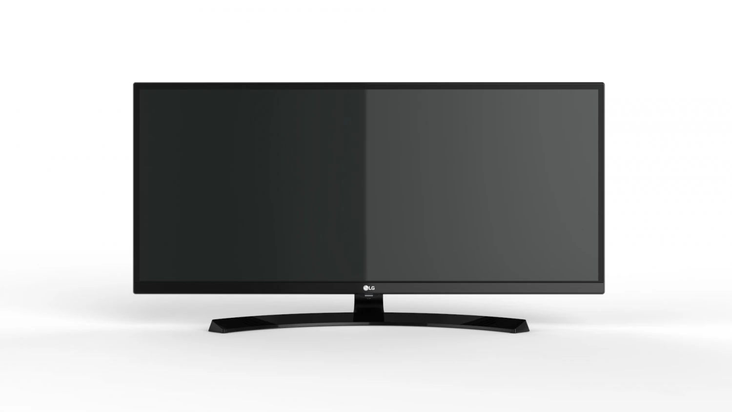 monitor lg ultrawide 34 inch 3D Model .c4d .max .obj .3ds .fbx .stl .blend 