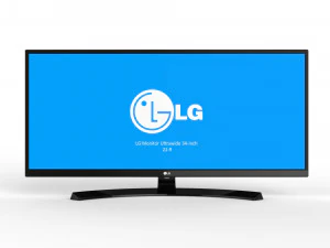 monitor lg ultrawide 34 inch 3D Model