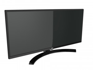 monitor lg ultrawide 34 inch 3D Model