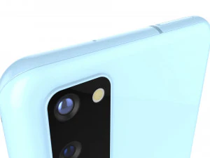 samsung galaxy s20 cloud blue 3D Model