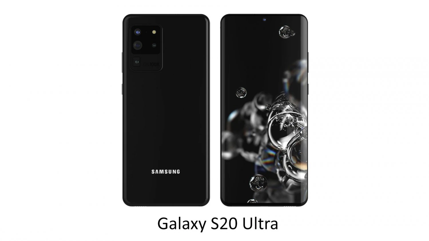 samsung galaxy s20 ultra cosmic black 3D Model .c4d .max .obj .3ds .fbx .stl .blend