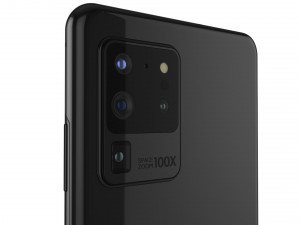 samsung galaxy s20 ultra cosmic black Model 3D