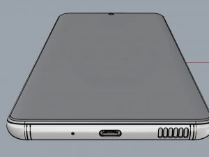 samsung galaxy s20 ultra cosmic black 3D Model