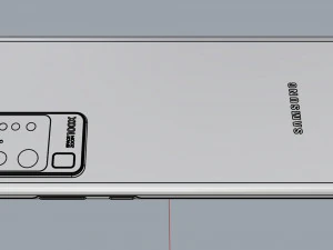 samsung galaxy s20 ultra cosmic black 3D Model