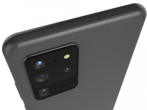 samsung galaxy s20 ultra cosmic gray Modelo 3D