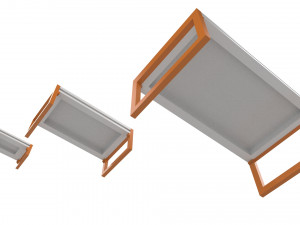 center table with 3 different sizes 3D-Druckmodell