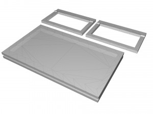 center table with 3 different sizes 3D-Druckmodell