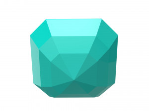 diamond asscher Modelo de Impressão 3D