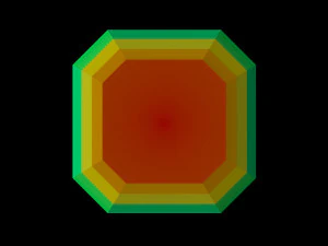 diamond asscher 3D Print Model