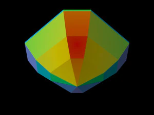 diamond asscher 3D Print Model