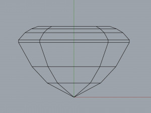 diamond asscher Modelo de Impressão 3D