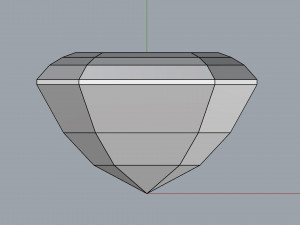 diamond asscher Modelo de Impressão 3D