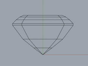diamond emerald 3D Print Model