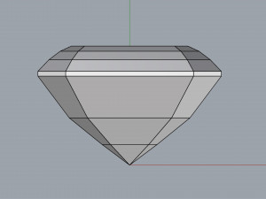 diamond emerald 3D Print Model
