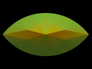 diamond marquise 3D 打印模型