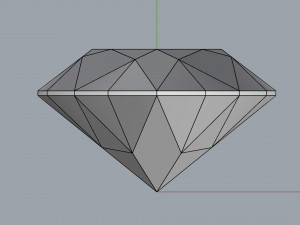 diamond marquise 3D 打印模型
