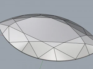 diamond marquise 3D Print Model