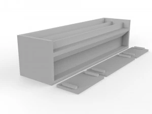 living room rack with 3 different sizes 3D Print Model